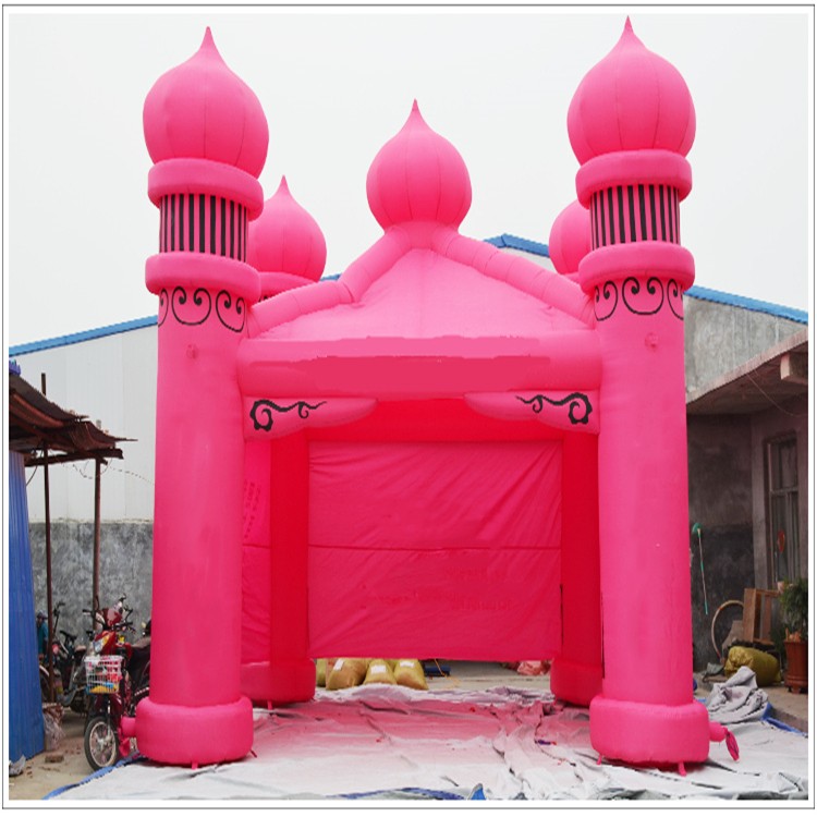 固安粉色帐篷